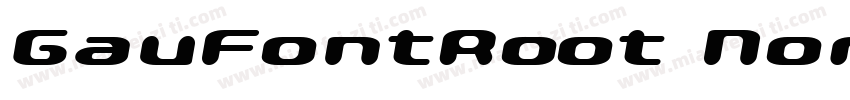 GauFontRoot NormalMacromedia Fontog字体转换